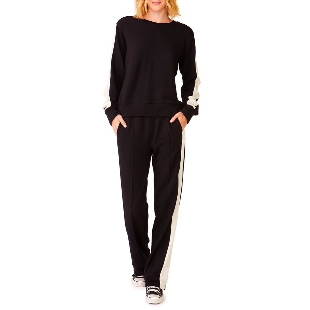MONROW Boxing Crewneck Sweatshirt Black M
